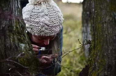 Comunidad educativa del Jardín Infantil Magallanes se capacita en el Sendero de los Sentidos