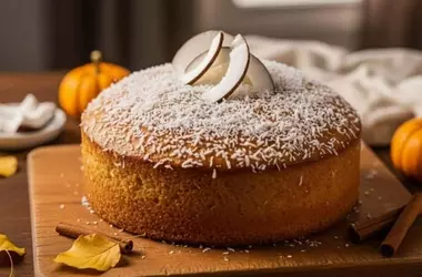 Torta Morbida al Cocco Rapè: Un Piacere Autunnale da Gustare Caldo