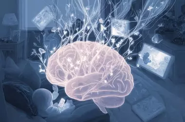 Early Screen Exposure Linked to Brain Alterations and Adolescent Anxiety