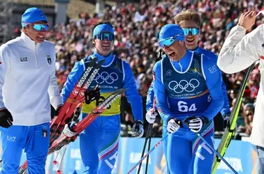 Bronzo storico per l'Italia nello sci di fondo ai Giochi di Milano-Cortina 2026