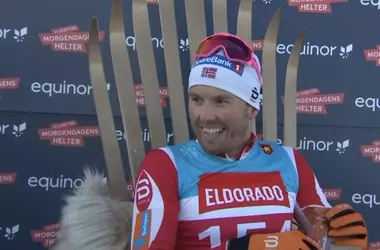 Emil Iversen si ritira dalla 50 km di Oslo-Holmenkollen