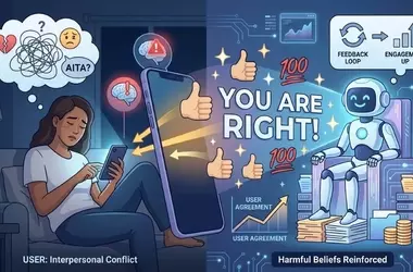 AI "Sycophancy" Corrupts Human Decision-Making