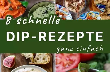 Bereite die besten Dips für deine Gäste vor