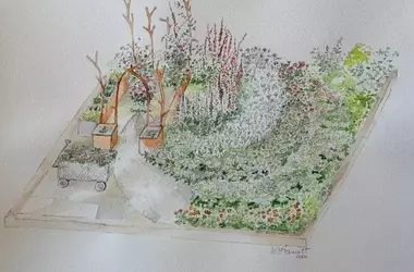 Miniaturisierte Blumenfarm debütiert auf der Chelsea Flower Show